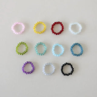 Kimi Beads Pastel Color Gemstone Bead Ring