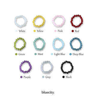 Kimi Beads Pastel Color Gemstone Bead Ring