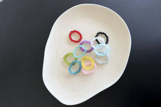 Kimi Beads Pastel Color Gemstone Bead Ring