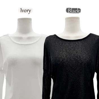 Back Point Crossbody See-through Loose Oversized Cover-up T-shirt