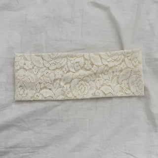 Summer Lace Flower Pattern Wide Bandana Hairband