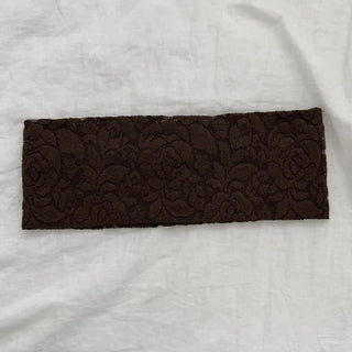 Summer Lace Flower Pattern Wide Bandana Hairband