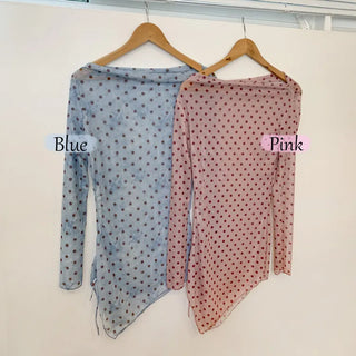 Yuini Dot Color Shirred Cover-up Set Off-shoulder Bikini Swimsuit