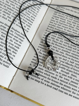 Ocean Bold Ring Pendant Drop String Long Necklace