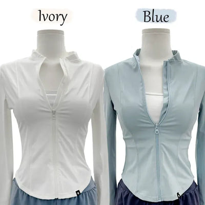 Cool Line Zip-Up Shorts Inner Top Shorts Rash Guard Set Swimsuit