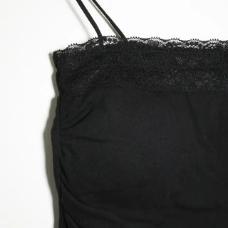 Sophie Lace Square Color Bralette Inner Strap Sleeveless