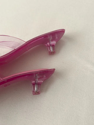 Neo Slim Flip-flops, Colored Jelly Shoes, Mid-heel Slippers,