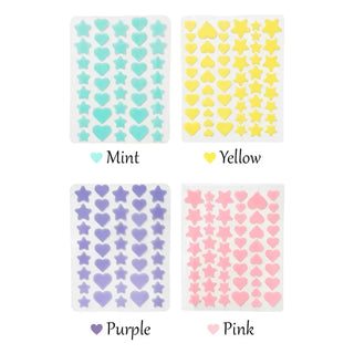 Mixed Star Heart Acne Care Acne Soothing Trouble Patch Sticker