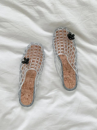 Net Jelly Shoes, Summer Water Play, Rainy Season Mule Slippers,