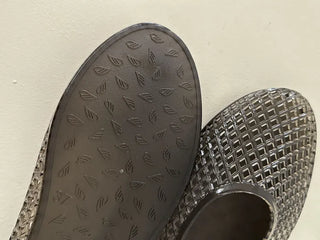 Flat Color Mesh Basic Daily Rainy Season Water Play Jelly Shoes