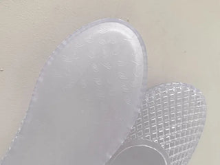 Flat Color Mesh Basic Daily Rainy Season Water Play Jelly Shoes