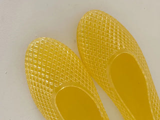 Flat Color Mesh Basic Daily Rainy Season Water Play Jelly Shoes