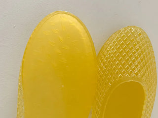 Flat Color Mesh Basic Daily Rainy Season Water Play Jelly Shoes