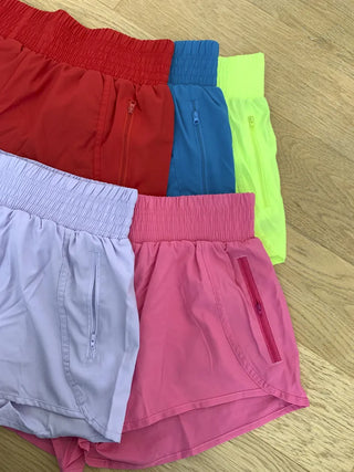 Swim Color High-Waisted Boardshorts Beachwear Waterproof Shorts