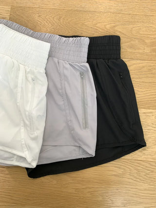Swim Color High-Waisted Boardshorts Beachwear Waterproof Shorts