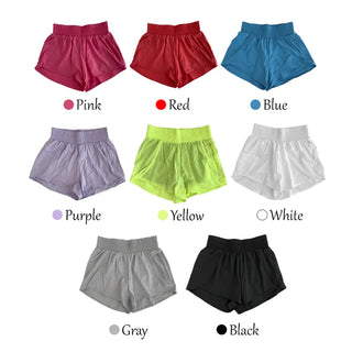 Swim Color High-Waisted Boardshorts Beachwear Waterproof Shorts