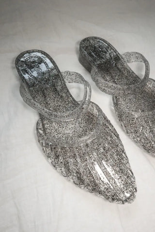 Sparkle Glitter Stiletto Sandals, Slippers, Jelly Shoes