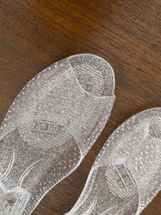 Clear Jelly Shoes Transparent Water Play Rainy Season Summer Mules Slippers