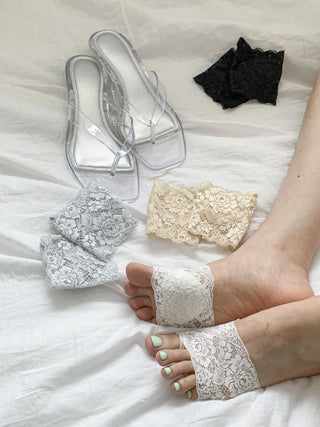 Lace Toe Socks, Roll-up Socks, Toe Flip-flops, Socks