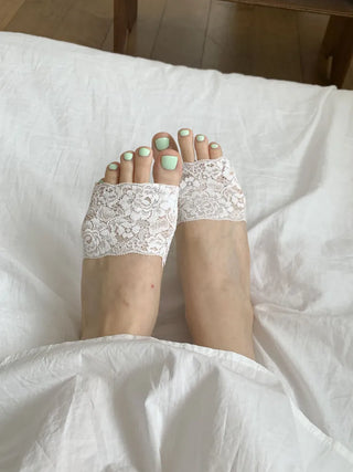 Lace Toe Socks, Roll-up Socks, Toe Flip-flops, Socks
