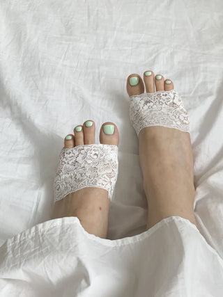 Lace Toe Socks, Roll-up Socks, Toe Flip-flops, Socks