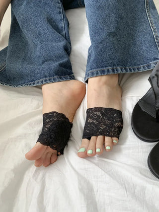 Lace Toe Socks, Roll-up Socks, Toe Flip-flops, Socks