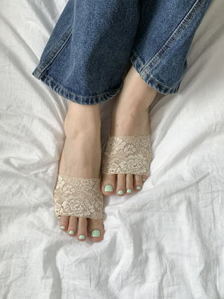 Lace Toe Socks, Roll-up Socks, Toe Flip-flops, Socks
