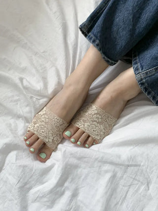 Lace Toe Socks, Roll-up Socks, Toe Flip-flops, Socks