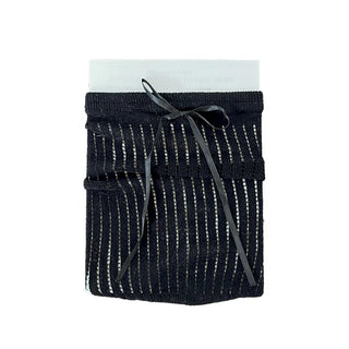 Punched Long Ribbon See-through Colored Long Knee Socks Pleated Warmer Socks