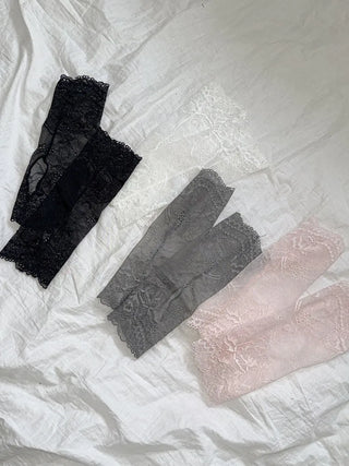 Open Lace See-through Leg Warmers Short Leg Warmers