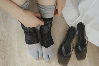 Open Lace See-through Leg Warmers Short Leg Warmers