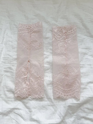 Open Lace See-through Leg Warmers Short Leg Warmers