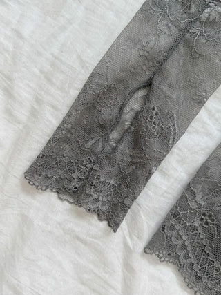 Open Lace See-through Leg Warmers Short Leg Warmers