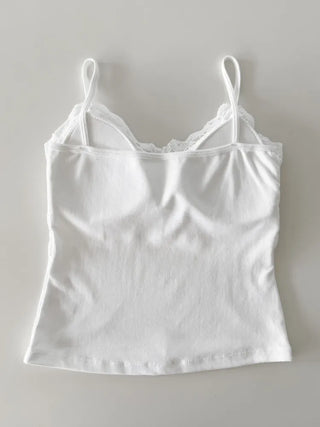 Lace Fairy See-through V-Neck Bralette Sleeveless Strappy Top