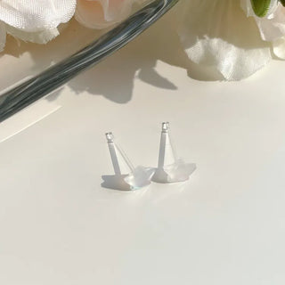 Aurora Silicone Stud Heart Moon Star Hologram Clip-on Earrings 3 Types