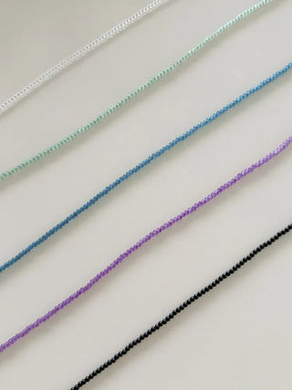 Candy Beads Translucent Acrylic Colored Summer Bead Necklace
