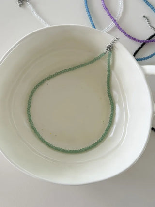 Candy Beads Translucent Acrylic Colored Summer Bead Necklace