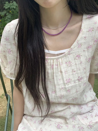 Candy Beads Translucent Acrylic Colored Summer Bead Necklace