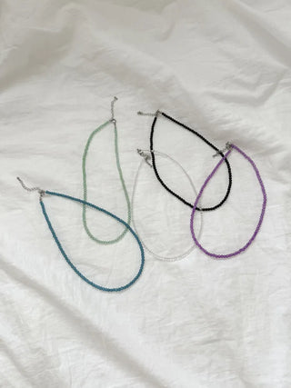 Candy Beads Translucent Acrylic Colored Summer Bead Necklace