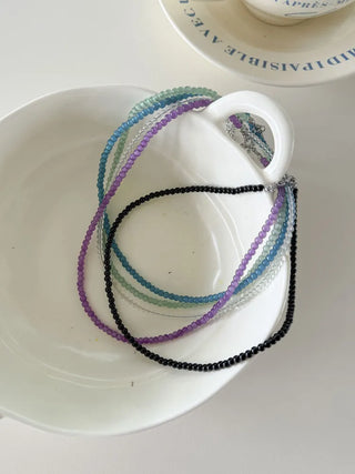 Candy Beads Translucent Acrylic Colored Summer Bead Necklace