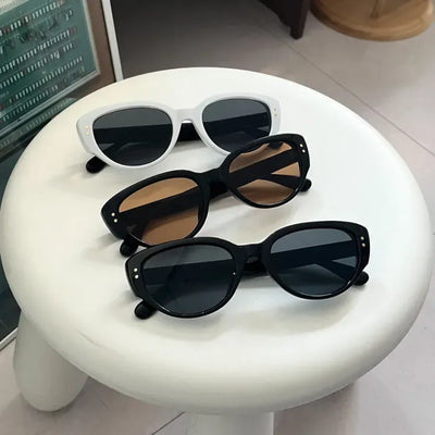 Gold Spot Hip Tint Cat's Eye Summer Swag Waterbomb UV Protection Sunglasses