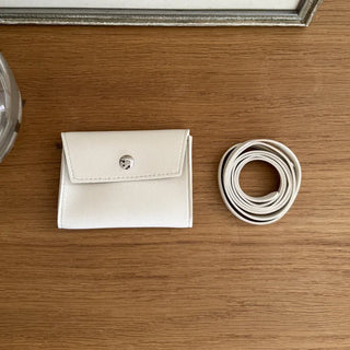 Modern Square Mini Bag Pouch Slim Belt