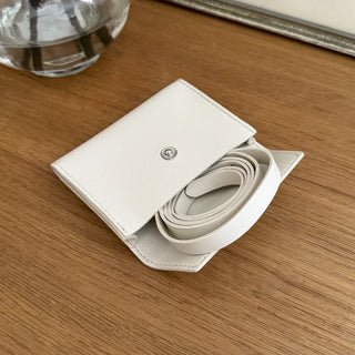 Modern Square Mini Bag Pouch Slim Belt