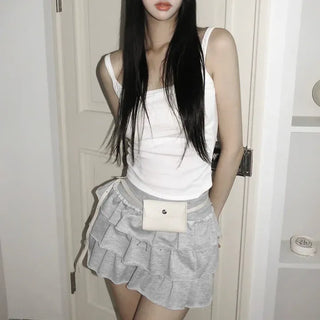 Modern Square Mini Bag Pouch Slim Belt
