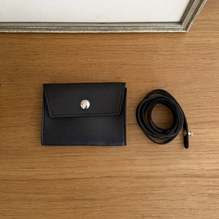 Modern Square Mini Bag Pouch Slim Belt