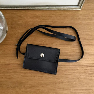 Modern Square Mini Bag Pouch Slim Belt