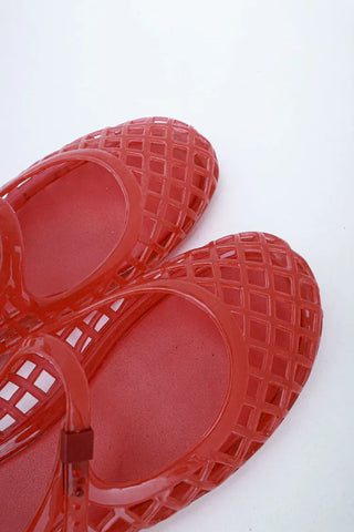Kitsch Buckle Mary Jane Fisherman Jelly Shoes Mules Sandals Slippers