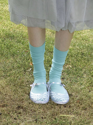Kitsch Buckle Mary Jane Fisherman Jelly Shoes Mules Sandals Slippers