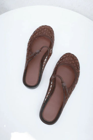 Kitsch Buckle Mary Jane Fisherman Jelly Shoes Mules Sandals Slippers