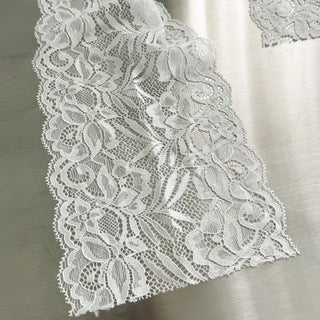 Rowing Floral Color See-through Lace Long Muffler Scarf